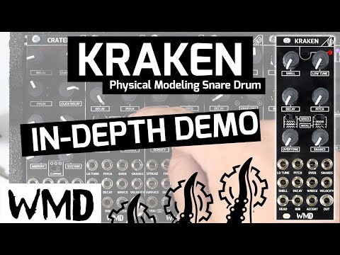 WMD Kraken Eurorack Snare Drum - In-depth demonstration