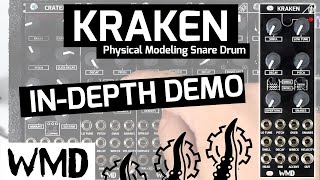 Video thumbnail for WMD Kraken Eurorack Snare Drum - In-depth demonstration by WMDevices