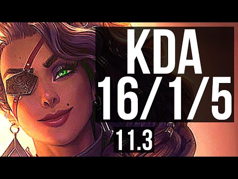 SAMIRA & Nautilus vs ASHE & Seraphine (ADC) | 16/1/5, Legendary | EUW Challenger | v11.3