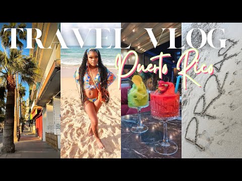 TRAVEL VLOG: I spent my 21st birthday in PUERTO RICO🏖️| la placita, restaurants, beach fun, airbnb
