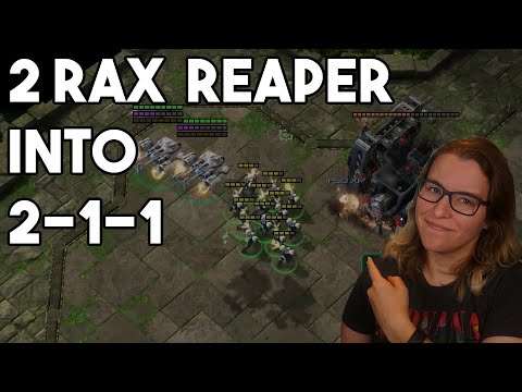 Crushing Enemies With 2 Rax Reapers Into Marine Drop
