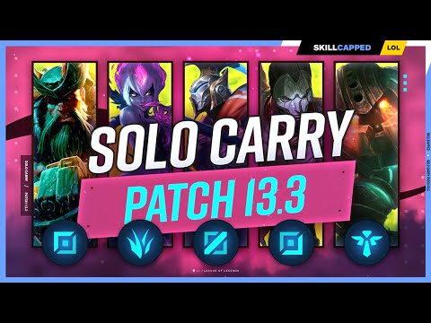 3 BEST SOLO CARRY Champions for EVERY ROLE on PATCH 13.3 - Season 13