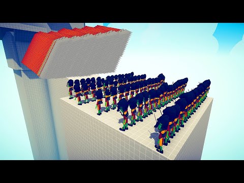 100x MINI SOLDIERS vs EVERY GOD - Totally Accurate Battle Simulator TABS