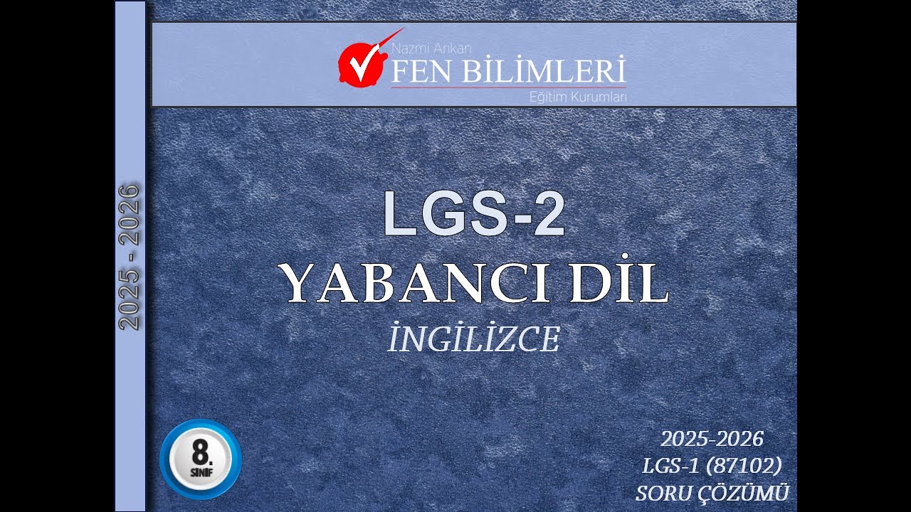 İNGİLİZCE LGS 2 (87102)