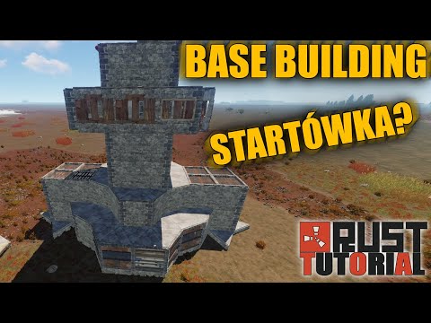 Rust Tutorial - Startówka z Piecami, Heli Towerem i Garażem na Helke [rust pl]