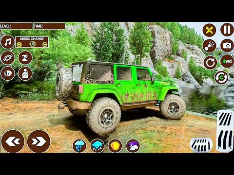 Offroad Jeep Driving Simulator - 4x4 MUD Car Mountain Driver Extreme Jeep Driving Android Gameplay