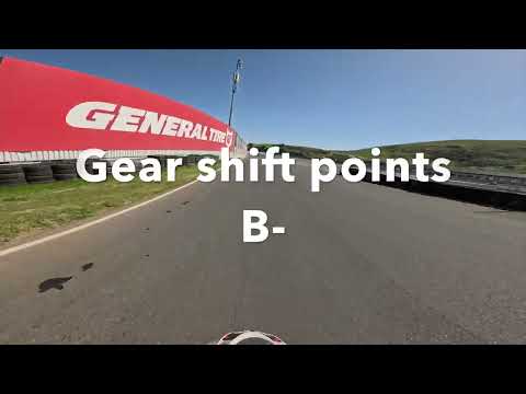 Sonoma Raceway in California, April 2025 at B+ pace