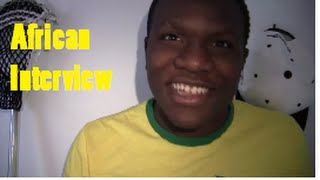 Interview with my AFRICAN FRIEND!! (Hilarious)