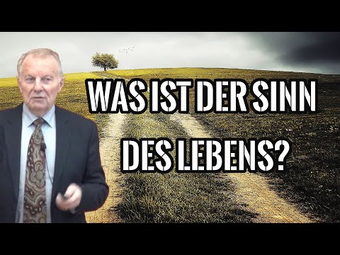 Dr. Werner Gitt talks about the meaning of life