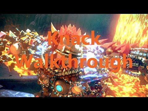 Knack PS4 - Walkthrough Chapter 8-2: "The Secret Base" {Hard Mode, Full 1080p HD}