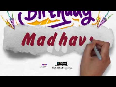 Happy Birthday Madhavi