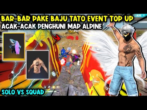 SOLO VS SQUAD | REVIEW BAJU TATO EVENT TOPUP + PET HIU ! LATE GAME MALAH DI KROYOK?!