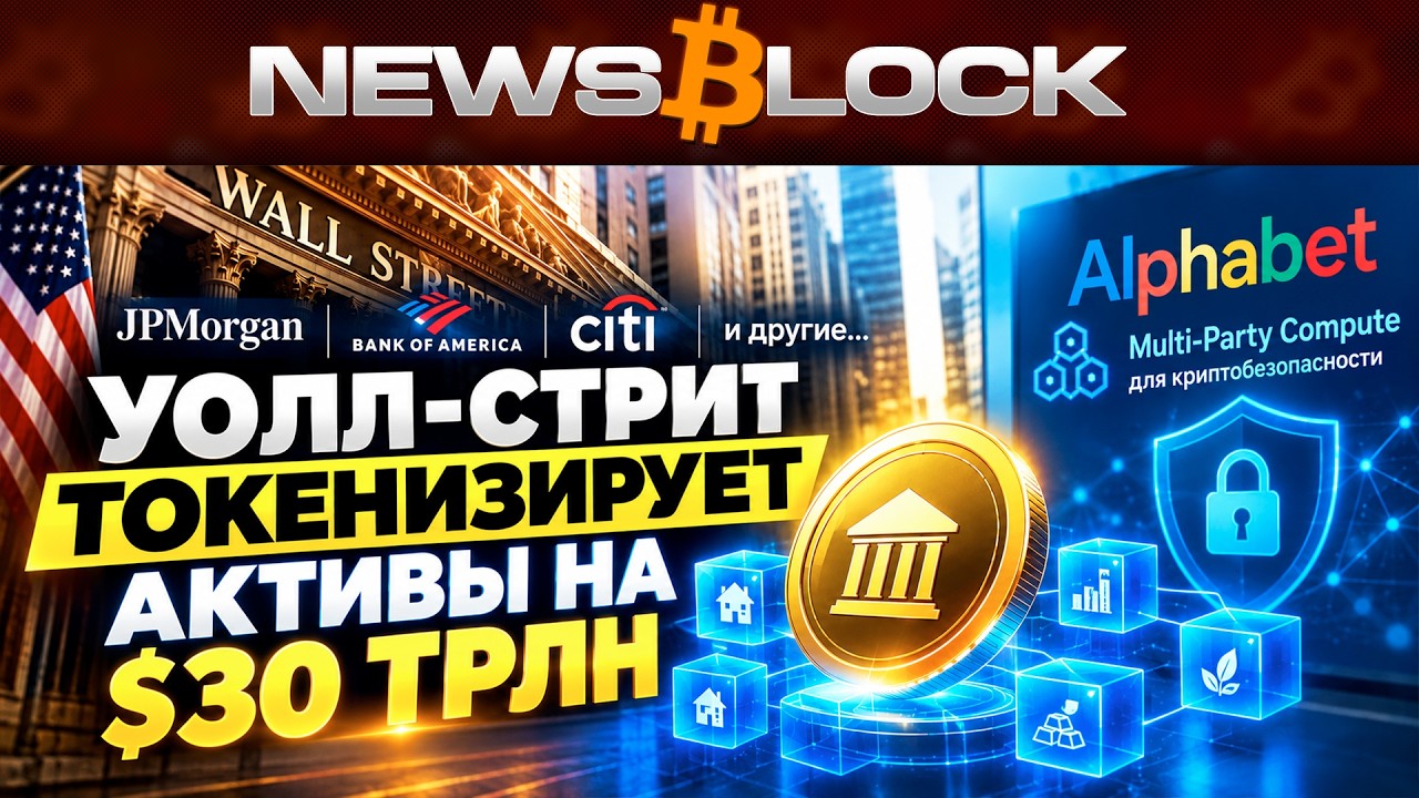 Wallstreet Переходит в Крипто с $30 ТРИЛЛИОНАМИ.