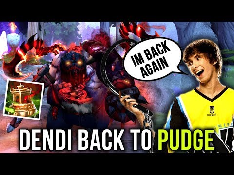 Dendi Still BEST Pudge?! TESTING Pudge ARCANA with Dendi Set - Dota 2