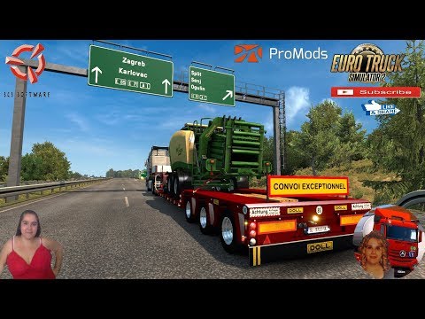 Euro Truck Simulator 2 (1.37) Road to Zagreb Croazia Promods map v2.46 + DLC's & Mods