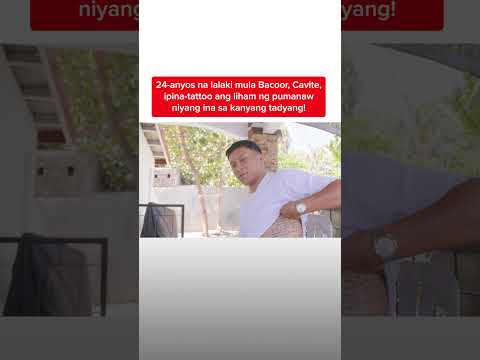 24-anyos na lalaki sa Cavite,ipina-tattoo ang liham ng ina sa kanyang tadyangKapuso Mo,Jessica Soho