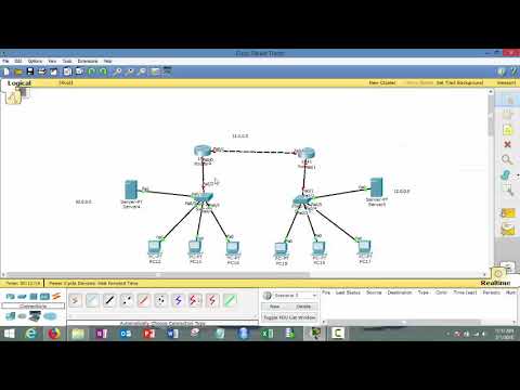 CONFIGURING STATIC ROUTING WITH DHCP using IPv4 in Cisco Packet Tracer