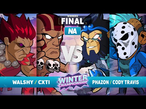 Walshy & CXTI vs. Phazon & Cody Travis - Winners Final - NA - Brawlhalla Winter Championship 2023