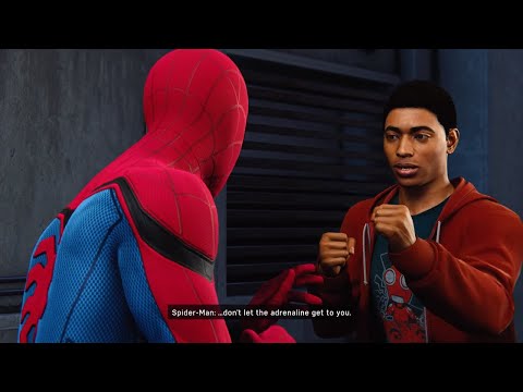 Spider-Man PS4 - Spiderman Teaches Miles Morales How To Fight