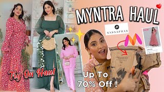 Myntra Huge Haul || 70 % off amazing dresses & eid suit ❤️✨