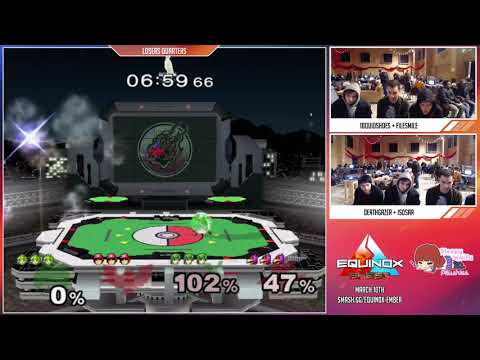 Equinox Ember - Melee Doubles - 10QuidShoes + Filesmile vs Deathgazer + Isdsar