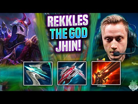 REKKLES IS A GOD WITH JHIN! - KC Rekkles Plays Jhin ADC vs Aphelios! | Season 2022