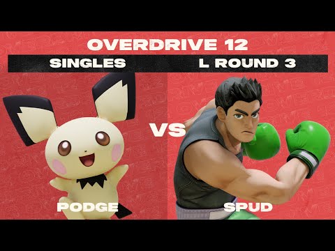 OVERDRIVE 12 | Losers Round 3 - Podge vs Spud | Smash Ultimate SSBU