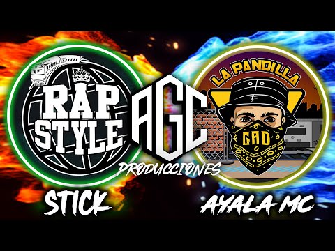 🔥 STICK (SUB CAMPEON de FMS) VS AYALA MC 🔥  RAPSTYLE VS LA PANDILLA - AGCProducciones #STICKFMS