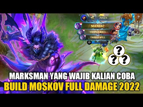 MANIAC!! Moskov Perfect Gameplay Build Moskov Full Damage Mobile Legends
