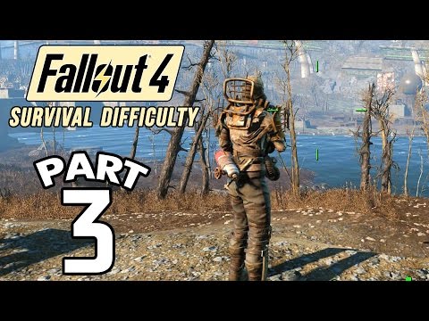 Fallout 4 Survival Difficulty SNIPER Walkthrough Gameplay - Part 3 1080p 60FPS PC/PS4/XBOX ONE