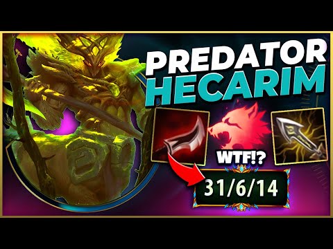 PREDATOR GIVES HECARIM GAME BREAKING MOVEMENT SPEED! - League of Legends