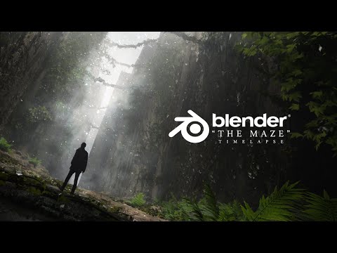 The Maze - Blender Timelapse