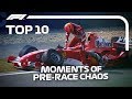 Top 10 Moments of Pre-Race Chaos
