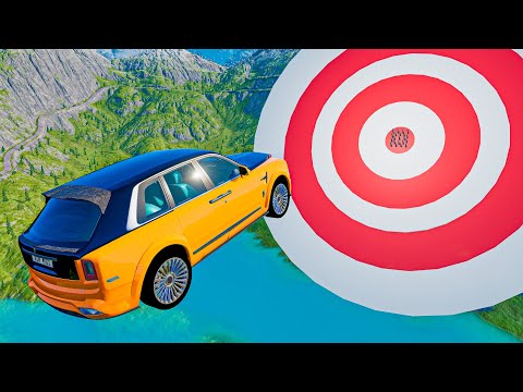 Beamng drive - Open Bridge Crashes over Spooky Witch Pot #1