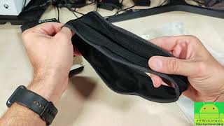 die Kopfhörer im Stirnband eingebaut für das Bett oder zum Joggen ideal für Musik und Hörbücher