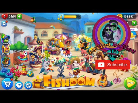 Fishdom Level 5701 - 5705 - Aquarium Mexican Fiesta - World Bon Voyage - Gameplay