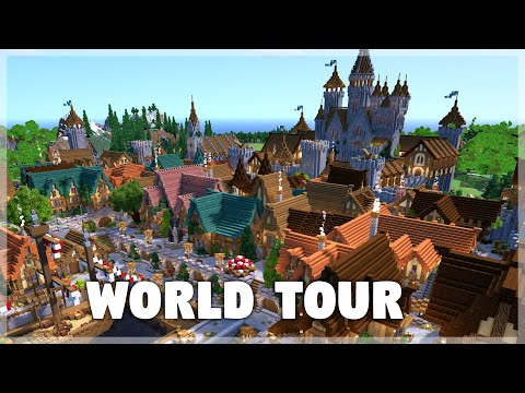 BlueNerd - Minecraft: Medieval Castle and Docks World Tour & Download
