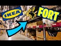 EPIC FORT IN IKEA RAFTERS KICKED OUT
