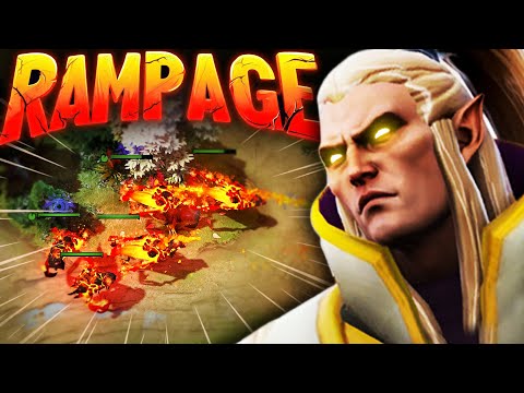 FORGE SPIRIT RAMPAGE?! Insane Invoker 1550 XPM Game vs Storm Spirit Mid | Dota 2 Invoker