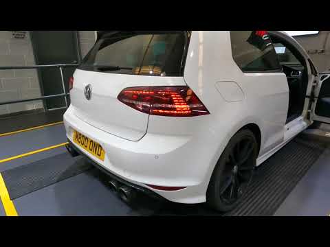 VW GOLF R *POPS & BANGS* STAGE 1 CUSTOM TUNE & EXHAUST WORK