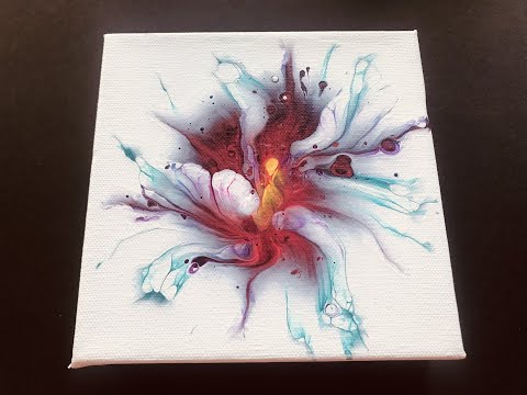 (646) Reverse Dip Swirl ~ Acrylic Pouring ~ Fluid Art