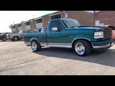 Old school Ford F-150 obs 17x11 billet specialties
