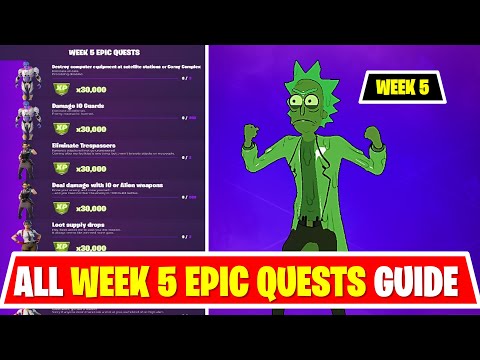 All Week 5 Epic Quest Challenges Guide - Fortnite Chapter 2 Season 7
