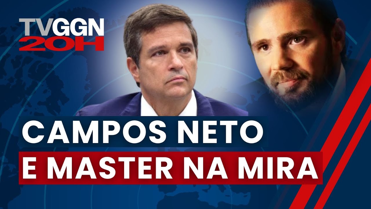 CPI do Crime Organizado convoca Campos Neto e mira Master | TVGGN 20H com Nassif (26/02)