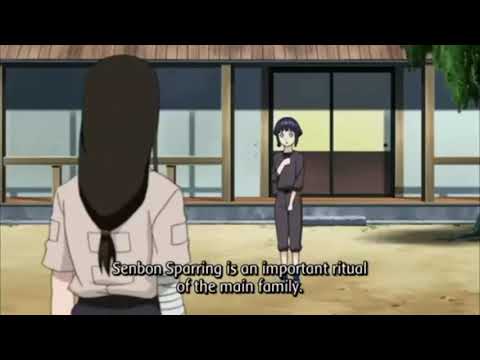 Neji and Hinata training