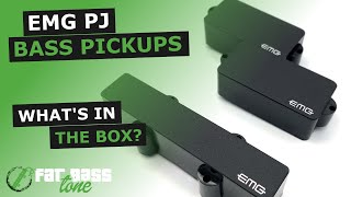 Video thumbnail for EMG PJ 4 String PJ Bass® Pickup Set: What’s In The Box (A Close-Up Look) by Fat Bass Tone