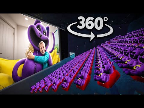 360° Poppy Playtime - CINEMA HALL | 4K VR 360 Video [CATNAP EDITION]