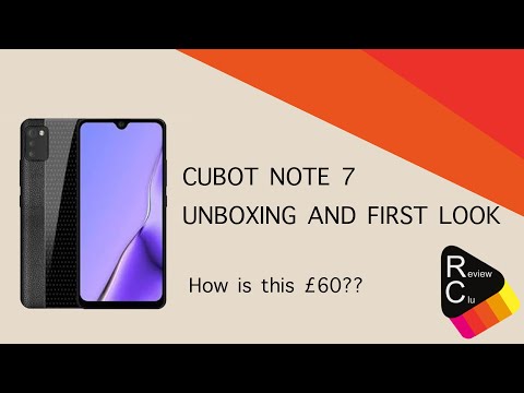 CUBOT NOTE 7 UNBOXING AND FIRST IMPRESSIONS