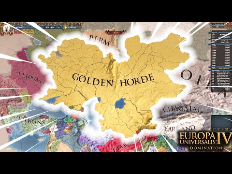 Winning as GOLDEN HORDE in EU4 1.35