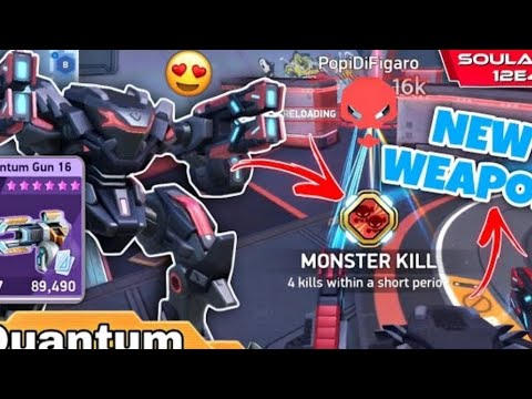 Quantum Gun 16 unlock | panther with Quantum Gun 16 | Mech arena #opgameplay #technogamerzofficial